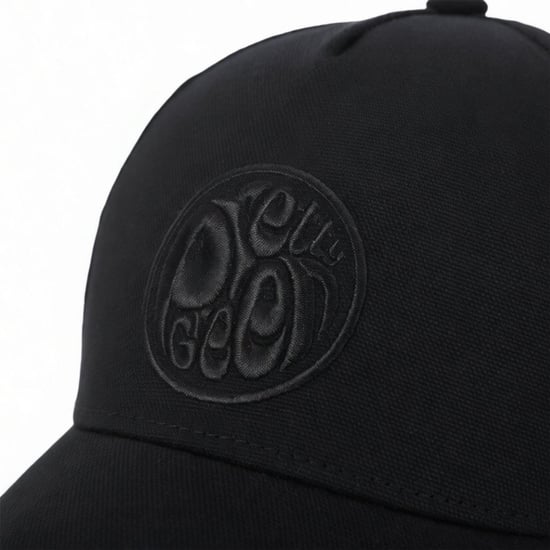 Pretty Green Embroidered Logo Baseball Cap (Black) - Image 4