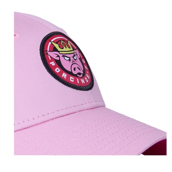 New Era Porcinos FC Embroidered Patch Cap (Pink) - Image 3