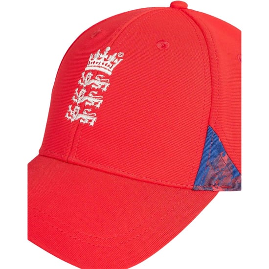 Castore England Cricket Cricket Baseballkeps (Hög risk Röd) - Image 2