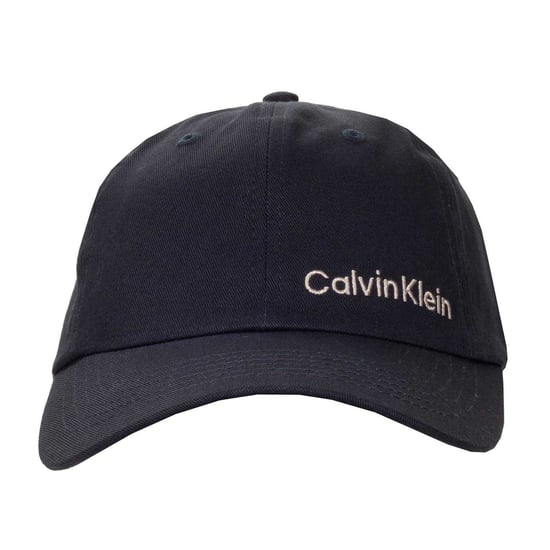 Calvin Klein Mens Logo Curved Peak Golf Dad Hat (Navy) - Image 3