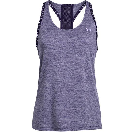 Under Armour Knockout Mesh Back Womens Purple Vest - Image 1