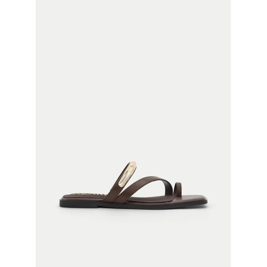 Montevita Flat Sandal Jinetese Brown - Image 1