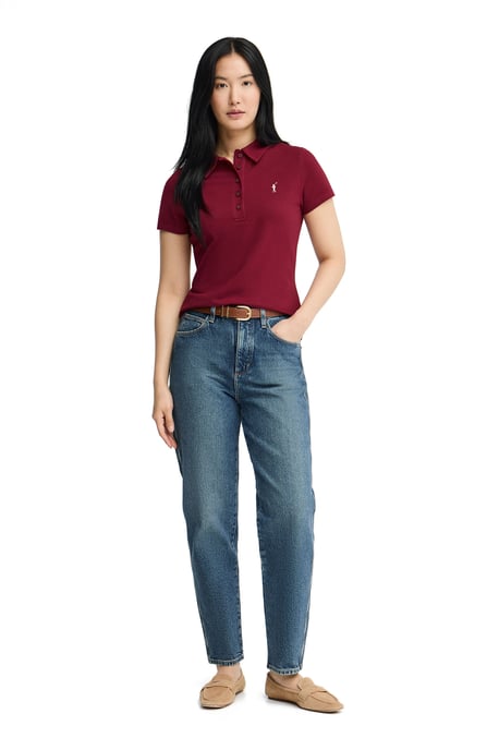 Women's Short Sleeve Slim Fit Polo Shirt POLO-SHIRT-S-S7 - Image 4
