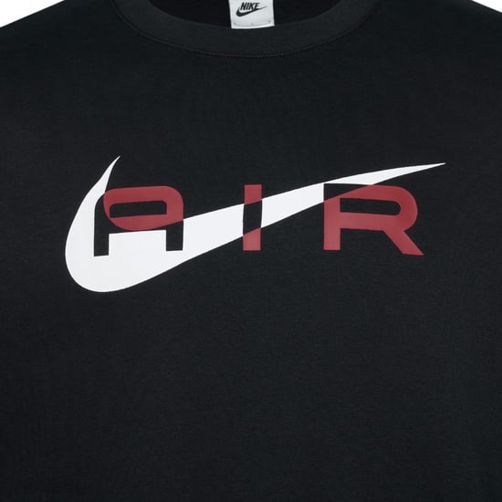 Nike Air Crewneck Sweatshirt Black/Red - Image 2