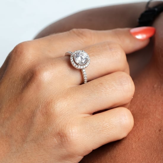 Eternelle Sterring met Halo, 925 Sterling Zilver, BIAN025 - Image 2