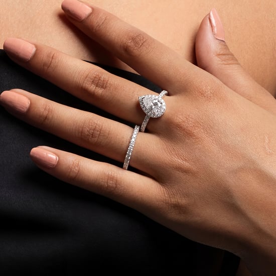 Radiant Women's Engagement Set 925 Sterling Silver BIAN022 - Image 3