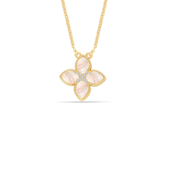 Damesketting Sterling Zilver 925 Goudverguld met Sprankelende Cubic Zirconia BICLL032 - Image 1