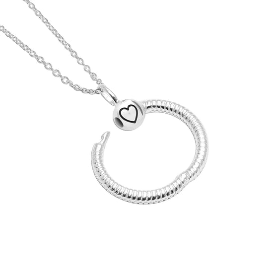 Women's Necklace with Pendant and Cubic Zirconia, 925 Sterling Silver BICLL018 - Image 4
