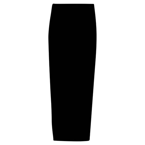 Rick Owens getailleerde midi-rok in zwarte viscose - Image 2