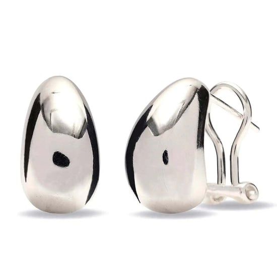Omega Back Women's Earrings in 925 Sterling Silver BIPE016 - Image 3