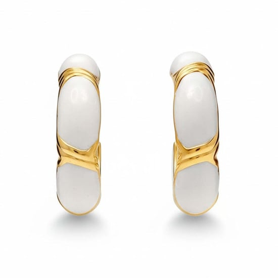 Women's Colorful Enamel Earrings in 925 Sterling Silver BIPE032 - Image 1