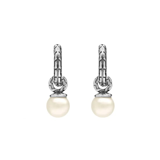 Vrouwen Oorbellen met Parel in 925 Echt Zilver BIPE036 - Image 2