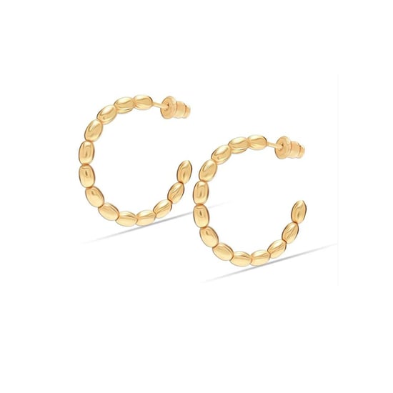 Kvinnors C-formade hoops örhängen BIPE078 - Image 1