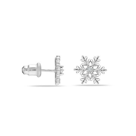 Kvinnors Snöflingeörhängen i 925 Sterling Silver BIPE035 - Image 3