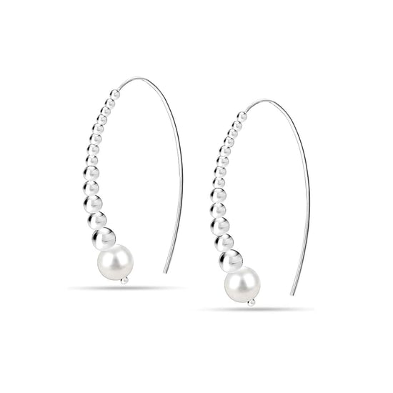 Zeemeermin Oorbellen voor Vrouwen, Goud Gecoat, Sterling Zilver 925 BIPE044 - Image 1