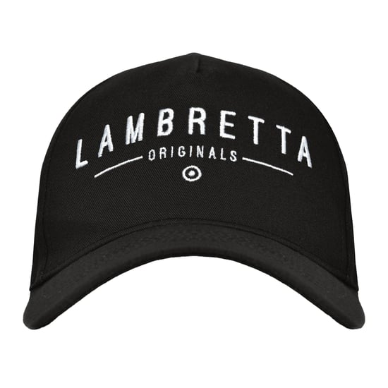 Lambretta Originals Cotton Blend Baseball Cap (Black) - Image 1