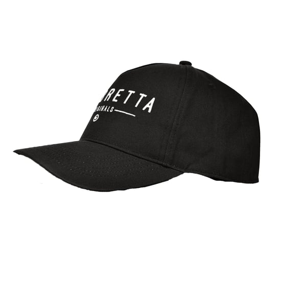 Lambretta Originals Cotton Blend Baseball Cap (Black) - Image 2