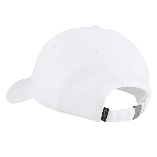 Puma Unisex Adult Premium Essential Classic Logo Baseball Cap (Poema Wit) - Image 3
