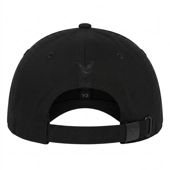 Lyle & Scott Adelaar Katoenen Baseballpet (Zwart Gemengd) - Image 2