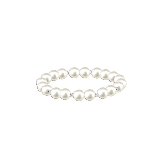 Dames Elastische Parels Bracelet in 925 Sterling Zilver BIPU014 - Image 4
