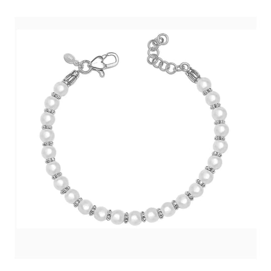 Kvinnors Pärlarmband med Cubisk Zirkonia i 925 Sterling Silver BIPU001 - Image 1