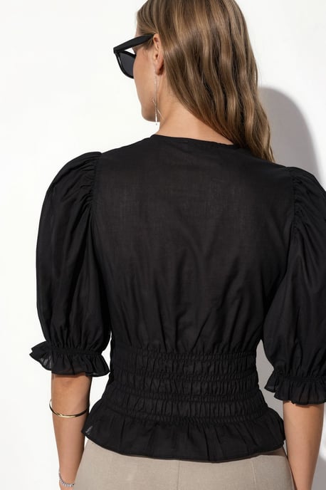 Aangename Chiffon Blouse met V-hals - Image 3
