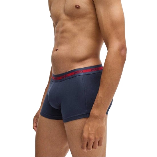 Hugo Heren Boxershort (Pakket van 3) (Marine) - Image 4
