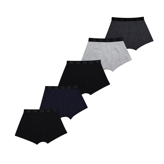 Giorgio Jongens Boxer Shorts (Verpakking van 5) (Kern Zwart) - Image 1