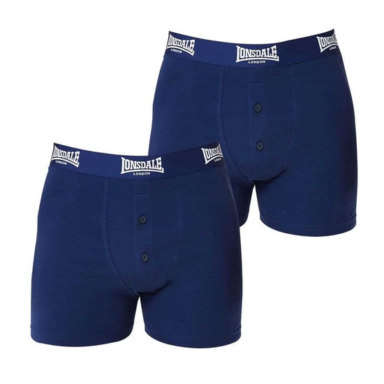 Lonsdale Boxershorts voor heren (Set van 2) (Marine) - Image 2
