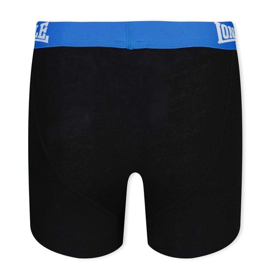 Lonsdale Boxershorts voor jongens (Set van 2) (Zwart/Blauw) - Image 2