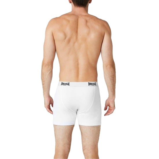 Lonsdale Boxershorts voor heren (Set van 2) (Wit) - Image 3