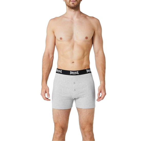 Lonsdale Boxershorts voor heren (Set van 2) (Grijs) - Image 1