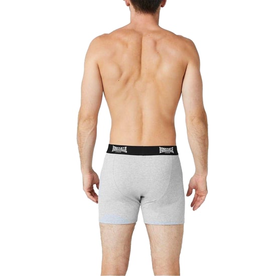 Lonsdale Boxershorts voor heren (Set van 2) (Grijs) - Image 3