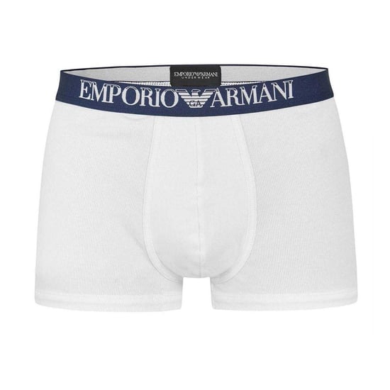 Emporio Armani Katoenen boxershorts voor heren (Marine, Wit) - Image 3