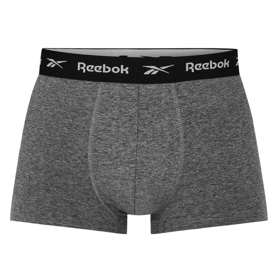 Reebok Mens Jersey Boxer Briefs (Pack of 5) (Black/White/Grey) - Image 2