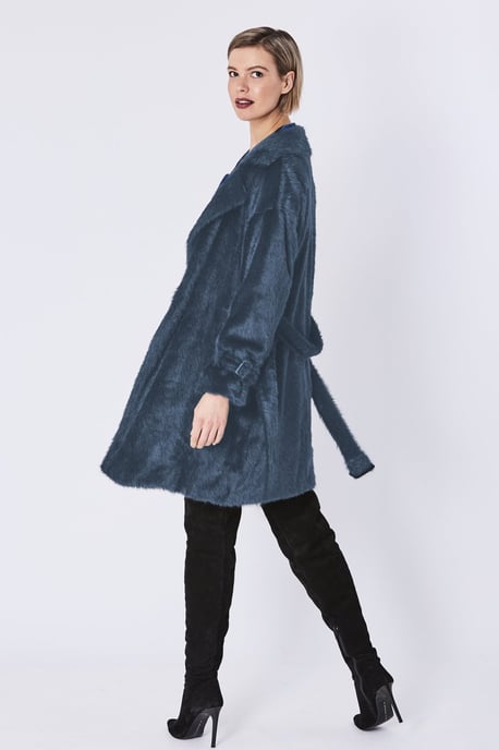 JAYLEY Faux Fur Coat - Image 1