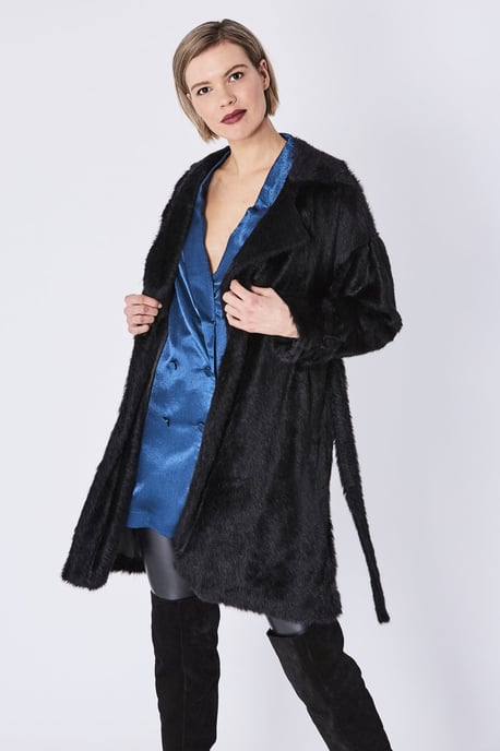 JAYLEY
Faux Fur Coat - Image 1