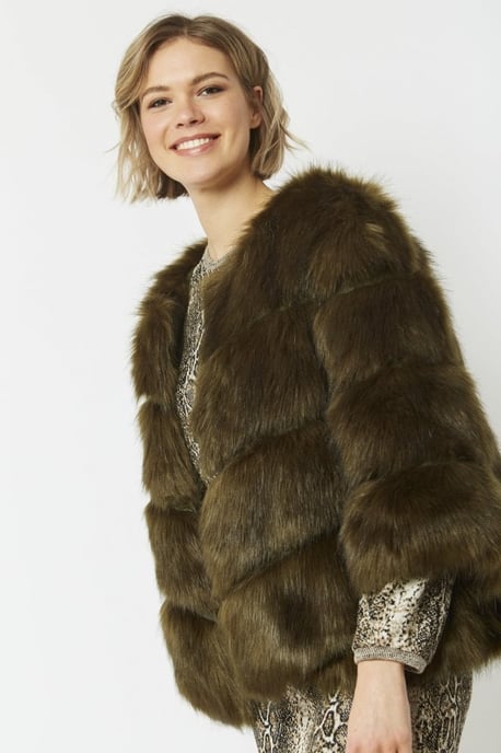 Faux Fur Ella Coat - Image 1