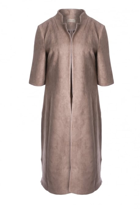 Faux Suede Coat - Image 1