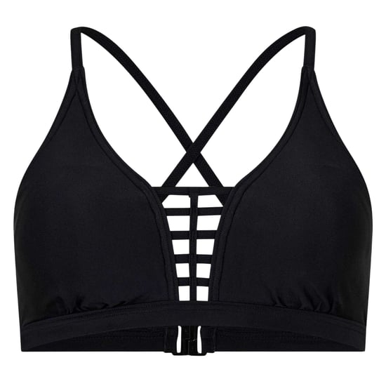 Zoggs Crop-top met ladderpatroon voor dames (Zwart) - Image 1