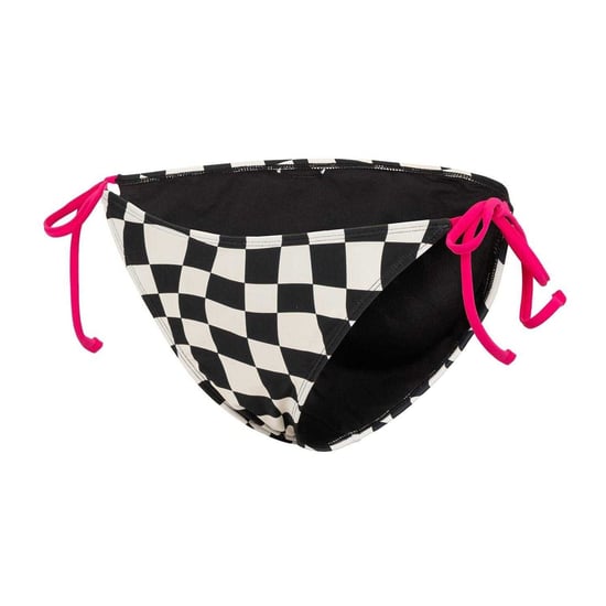 SoulCal Womens/Ladies Checkerboard Side Tie Bikini Bottoms (Black/White) - Image 3