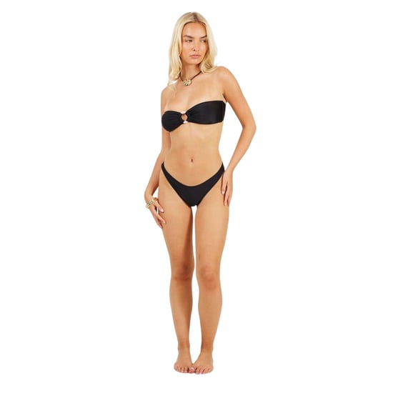 Brave Soul Dames/dames Bikinibroekje met lage rijzen (Zwart) - Image 1