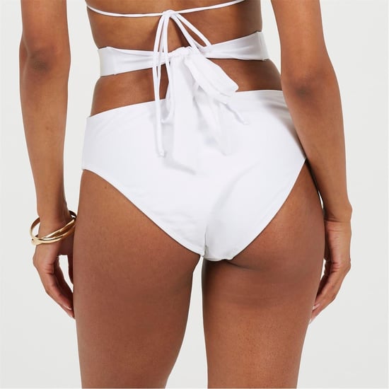 Brave Soul Effen bikinibroekjes voor dames (normaal model) (Wit) - Image 2