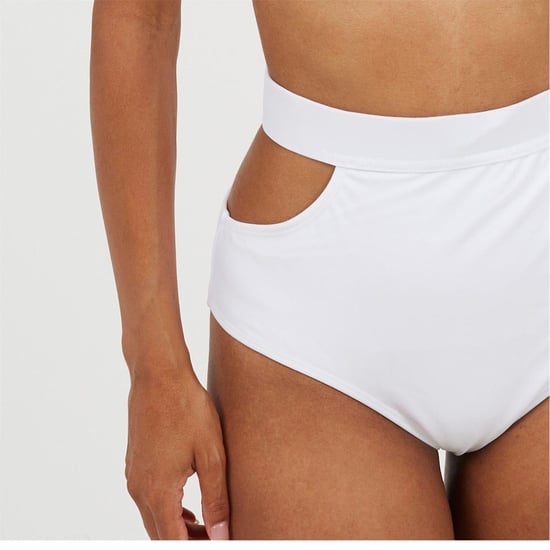 Brave Soul Effen bikinibroekjes voor dames (normaal model) (Wit) - Image 3