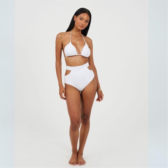 Brave Soul Effen bikinibroekjes voor dames (normaal model) (Wit) - Image 4