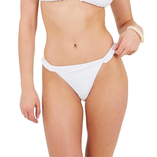 Brave Soul Bikinibroekjes met ruches voor dames (Wit) - Image 1