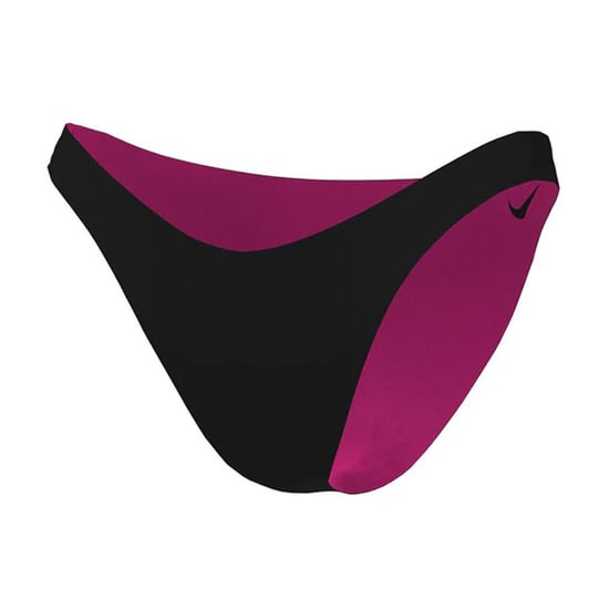 Nike Dames/Dames Kleurblok Omkeerbaar Hoog Been Bikinibroekje (Zwart/roze) - Image 2