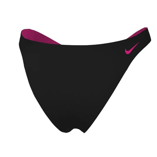 Nike Dames/Dames Kleurblok Omkeerbaar Hoog Been Bikinibroekje (Zwart/roze) - Image 3
