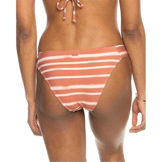 Roxy Womens/Ladies Striped Low Rise Beach Bikini Bottoms (Orange) - Image 3