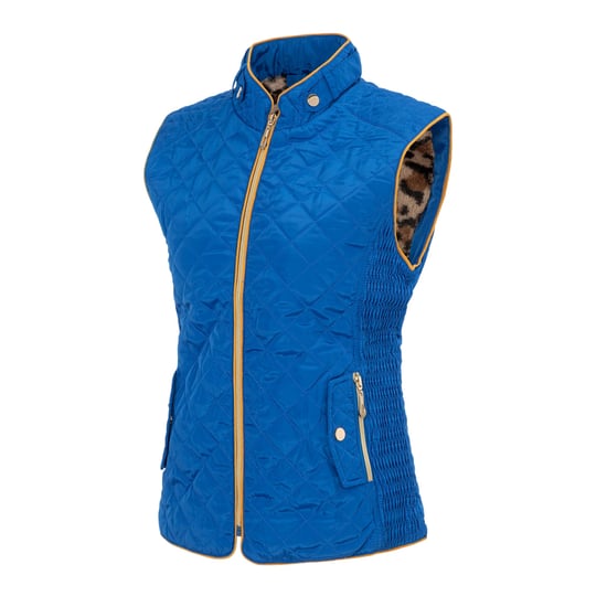 Miso Kvinnor/Damer Quilted Gilet (Blå) - Image 3